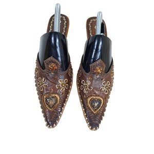 Women's shoes size 10 brown color